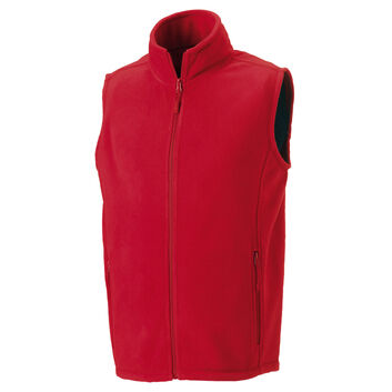 Russell Men's Outdoor Fleece Gilet Classic Red