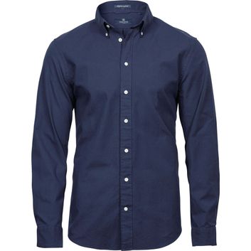 Tee Jays Men's Perfect Oxford Shirt Navy Blue