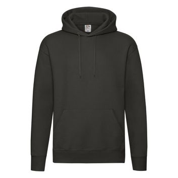 Fruit Of The Loom Men's Premium Hooded Sweat Charcoal