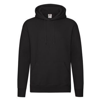 Fruit Of The Loom Men's Premium Hooded Sweat Black