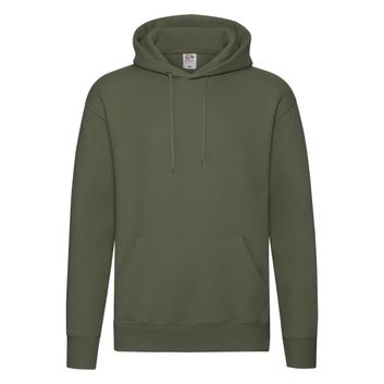 Fruit Of The Loom Men's Premium Hooded Sweat Classic Olive Green