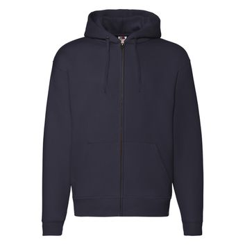 Fruit Of The Loom Men's Premium Hooded Sweat Jacket Deep Navy