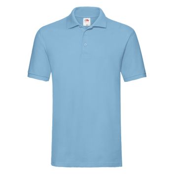 Fruit Of The Loom Men's Premium Polo Sky Blue