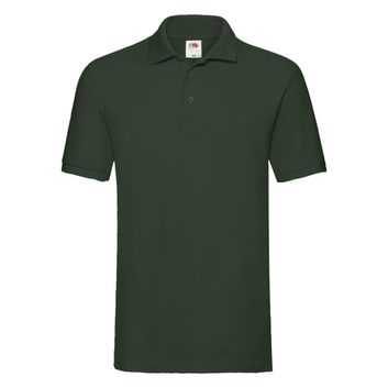 Fruit Of The Loom Men's Premium Polo Bottle Green