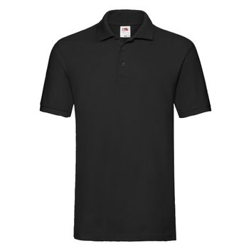 Fruit Of The Loom Men's Premium Polo Black