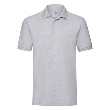 Fruit Of The Loom Men's Premium Polo Heather Grey