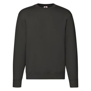 Fruit Of The Loom Men's Premium Set-In Sweat Charcoal