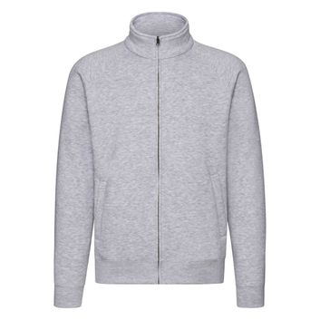 Fruit Of The Loom Men's Premium Sweat Jacket Heather Grey