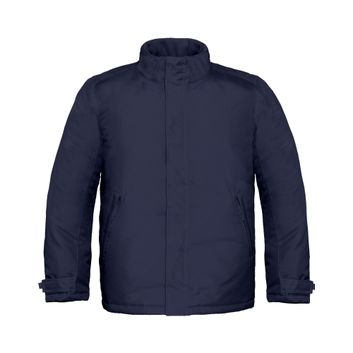 B&amp;C Men's Real+ Heavy Weight Jacket Navy Blue