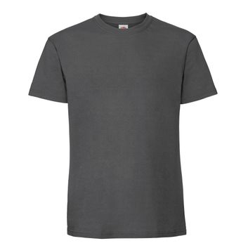 Fruit Of The Loom Men's Ring Spun Premium T-Shirt Light Graphite