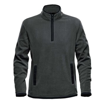 Stormtech Men's Shasta Tech Fleece 1/4 Zip Graphite Grey/Black