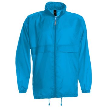 B&amp;C Men's Sirocco Windbreaker Jacket Atoll