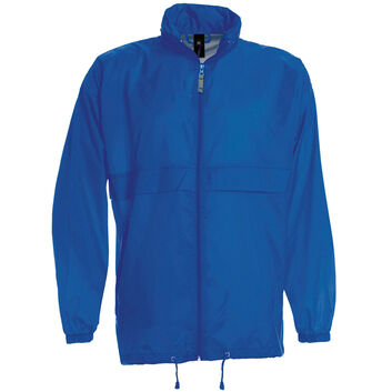 B&C Men's Sirocco Windbreaker Jacket Royal Blue