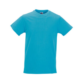 Russell Men's Slim T-Shirt Turquoise