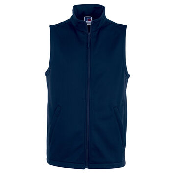 Russell Men's Smart Softshell Gilet French Navy