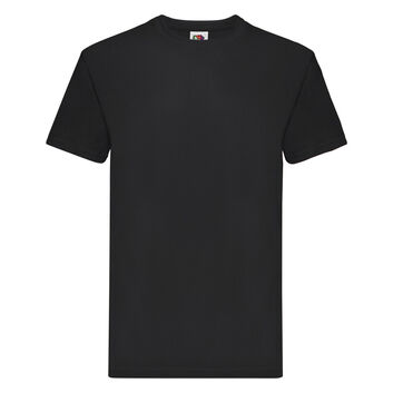 Fruit Of The Loom Men's Super Premium T-Shirt Black
