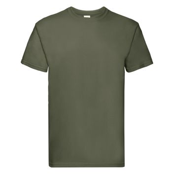 Fruit Of The Loom Men's Super Premium T-Shirt Classic Olive Green