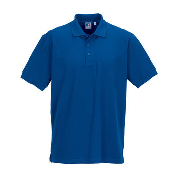 Russell Men's Ultimate Cotton Polo Shirt Bright Royal