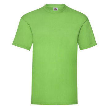 Fruit Of The Loom Men's Valueweight T-Shirt Lime