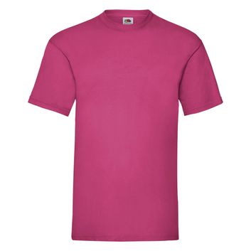Fruit Of The Loom Men's Valueweight T-Shirt Fuchsia