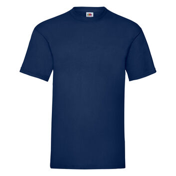 Fruit Of The Loom Men's Valueweight T-Shirt Navy Blue