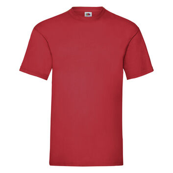 Fruit Of The Loom Men's Valueweight T-Shirt Red