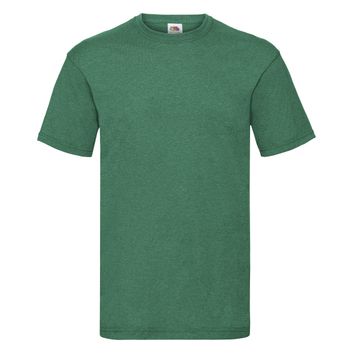 Fruit Of The Loom Men's Valueweight T-Shirt Retro Heather Green