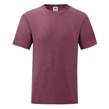 Fruit Of The Loom Men's Valueweight T-Shirt Heather Burgundy