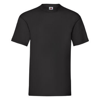 Fruit Of The Loom Men's Valueweight T-Shirt Black