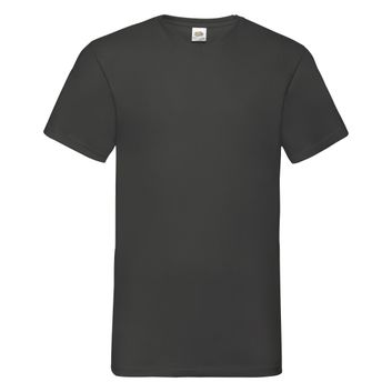 Fruit Of The Loom Men's Valueweight V-Neck T-Shirt Light Graphite
