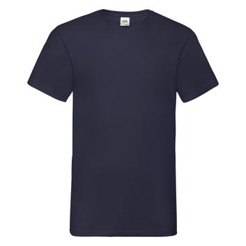 Fruit Of The Loom Men's Valueweight V-Neck T-Shirt Deep Navy