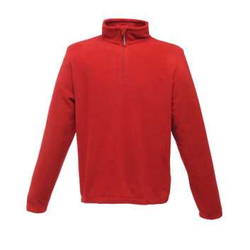 Regatta Micro Zip Neck Fleece Classic Red