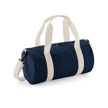 Bagbase Mini Barrel Bag_x000D_ French Navy/Off White