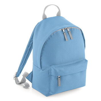 Bagbase Mini Fashion Backpack Sky/ Light Grey