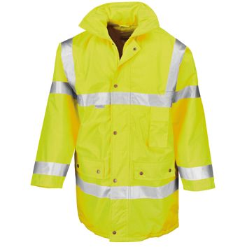 Result Safeguard Motorway Coat Hi-Vis Yellow