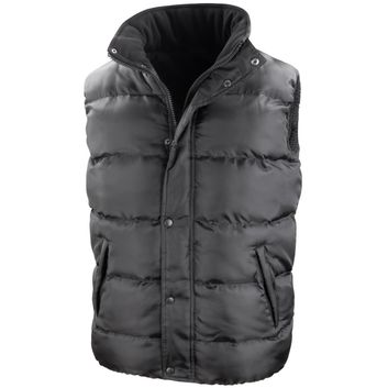 Result Core Nova Lux Padded Hooded Gilet Black