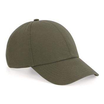 Beechfield  Organic Cotton 6 Panel Cap Olive Green