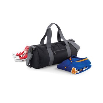 Bagbase Original Barrel Bag Black/Grey