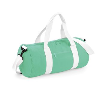 Bagbase Original Barrel Bag Mint Green/Off White