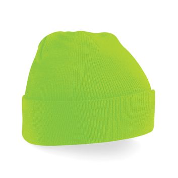 Beechfield  Original Cuffed Beanie Fluorescent Green