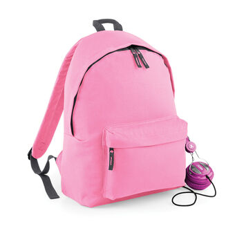 Bagbase Original Fashion Backpack Classic Pink/Graphite