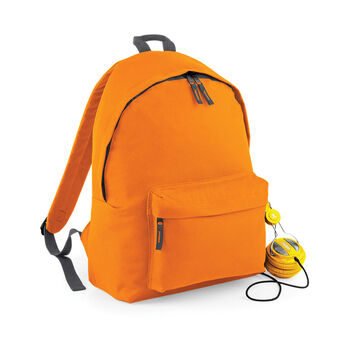 Bagbase Original Fashion Backpack Orange/Graphite Grey