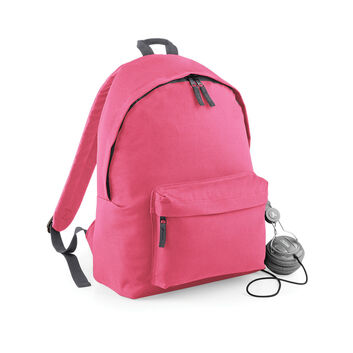 Bagbase Original Fashion Backpack True Pink/Graphite