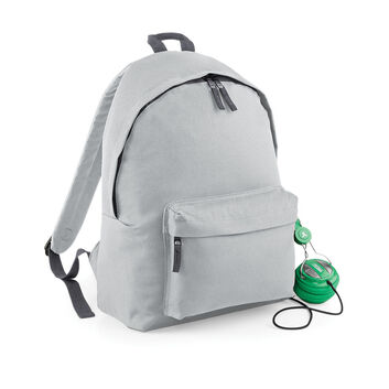 Bagbase Original Fashion Backpack Light Grey/ Graphite Grey