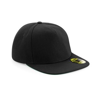 Beechfield  Original Flat Peak Snapback Black/Black