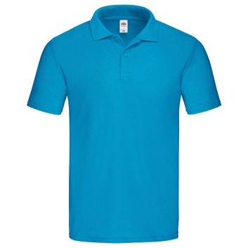 Fruit Of The Loom Original Polo Azure Blue