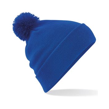 Beechfield  Original Pom Pom Beanie Bright Royal