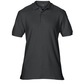 Gildan Premium Cotton® Adult Double Piqué Polo Black