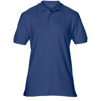 Gildan Premium Cotton® Adult Double Piqué Polo Navy Blue