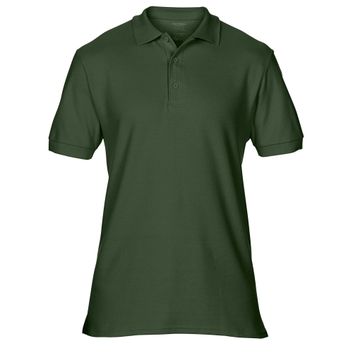 Gildan Premium Cotton® Adult Double Piqué Polo Forest Green